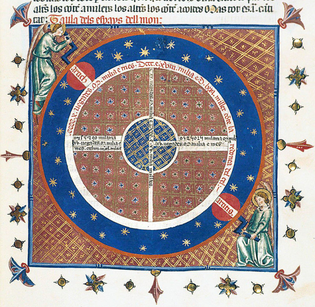 Anges actionneurs du ciel - Breviari d'Amour - Matfre Ermengaud